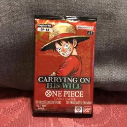 One Piece Carrying On His Will OP-13 English Booster Pack - Image 1