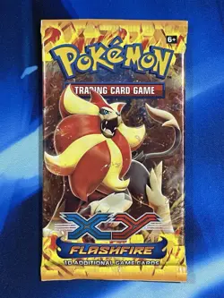 Pokemon 2014 XY FLASHFIRE BOOSTER PACK - FACTORY SEALED & MINT Pyroar Art - Image 1