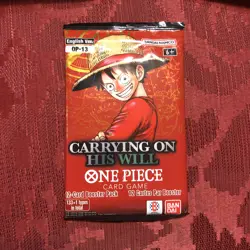 One Piece Carrying On His Will OP-13 English Booster Pack - Image 1