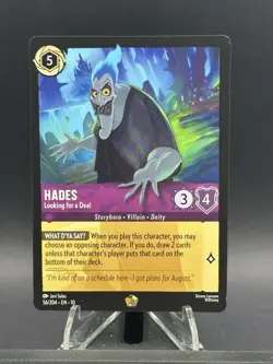 Hades - Looking for a Deal 56/204 Legendary Non-Foil Whispers NM Disney Lorcana - Image 1