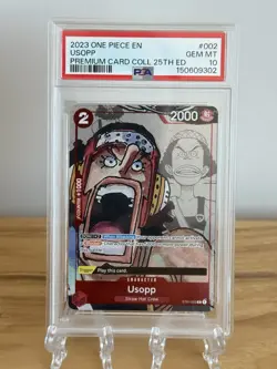 One Piece Usopp Premium Card Collection 25th Anniversary Edition English PSA 10 - Image 1