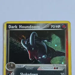 Pokemon Dark Houndoom EX Team Rocket Returns Holo Rare 5/109 70 HP Vintage Card - Image 2