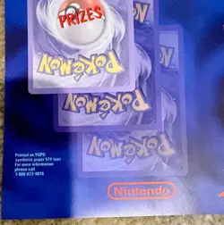 Vintage Nintendo Power Magazine Bonus 1999 Pokemon Trading Card Game Playmat - Image 2