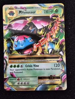 POKEMON M VENUSAUR EX XY Evolutions Holo 2/108 Very Lightly Played - Image 1