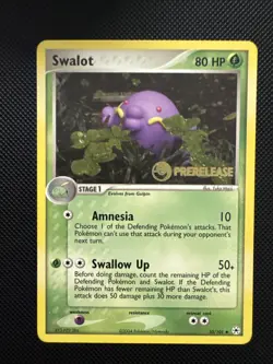 Swalot Prerelease 50/101 Hidden Legends Nintendo Pokemon - Image 1