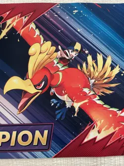 Pokemon Ethan’s Ho-Oh Champion Playmat 2025 Leauge Cup New Quarter 1 - Image 3