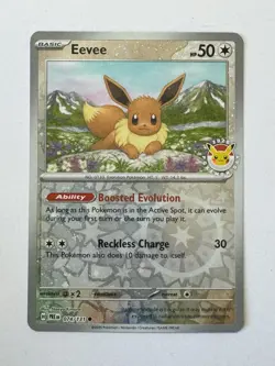 Pokemon TCG - Eevee - Prismatic Evolutions 074/131 Pokemon Day 2025 - Image 1