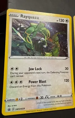 Rayquaza - SWSH029 - Cosmos Holo - Pokemon TCG - Black Star Promo - Near Mint - Image 1
