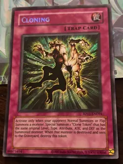 Yugioh 1x Cloning Secret Rare RP01-EN094 Retro Pack 2020 Reprint NM-M - Image 2