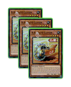 Yugioh! R.B. Ga10 Cutter DUAD-EN091 (Super Rare) 1st Ed 3x "R.B. Support" - Image 1