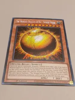 THE WINGED DRAGON OF RA - SPHERE MODE 1ST EDITION SECRET RARE RA01-EN007 YUGIOH! - Image 1