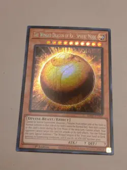 THE WINGED DRAGON OF RA - SPHERE MODE 1ST EDITION SECRET RARE RA01-EN007 YUGIOH! - Image 2