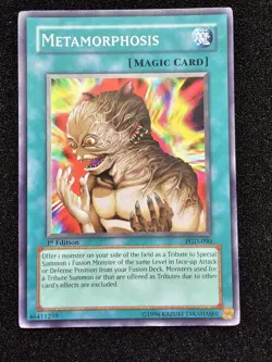 A YUGIOH METAMORPHOSIS 1st Edition Common PGD-090 Lightly Played - Image 1