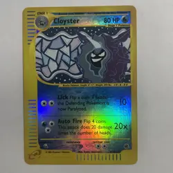 Pokemon Card - Cloyster 8/165 Expedition Base Set Reverse Holo Rare - Image 1
