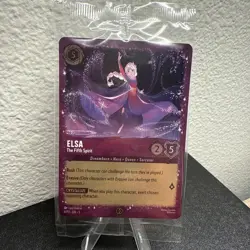 Disney Lorcana Promo Cards Elsa The Fifth Spirit 6/p3 Mint Sealed Promo - Image 3