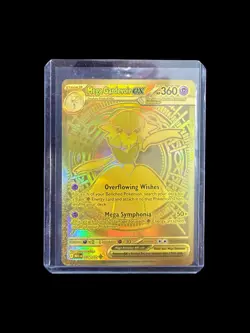 Pokemon TCG Mega Gardevoir EX Holo Gold Card 187/132 Mega Evolution - Image 1