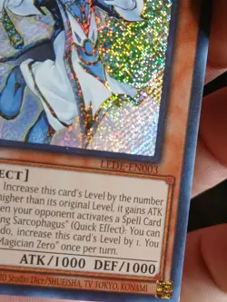 Yugioh Silent Magician Zero LEDE-EN003 Secret Rare 1st Ed NM - Image 4