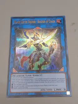 BLACK LUSTER OF CHAOS SOLDIER OF CHAOS 1ST ULTRA RARE MAMA-EN073 YUGIOH! - Image 2