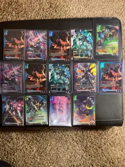 Gundam TCG 14 LR cards Destiny Gundam, Unicorn Gundam etc N/M - Image 1