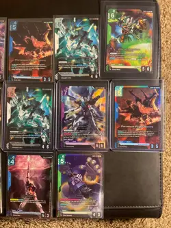 Gundam TCG 14 LR cards Destiny Gundam, Unicorn Gundam etc N/M - Image 3