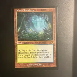 Wizards of the Coast Magic: The Gathering Misty Rainforest Land Rare Modern Hor… - Image 1