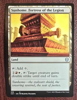 Sunhome Fortress of the Legion - MtG Commander 2021 - U319 NM 2021 - Image 2