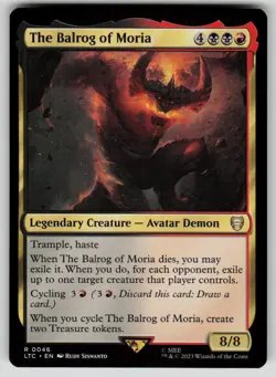 The Balrog of Moria Commander: The Lord of the Rings 46 MTG NM - Image 1