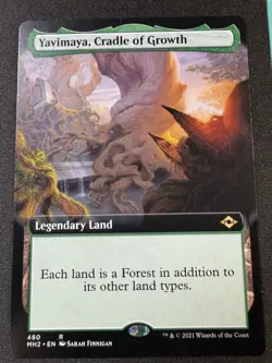 MTG Yavimaya, Cradle of Growth (Extended Art) Modern Horizons 2 Regular #480 - Image 1