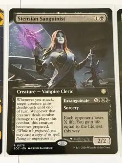 Stensian Sanguinist // Exsanguinate Extended Art SOC 78 - Image 1