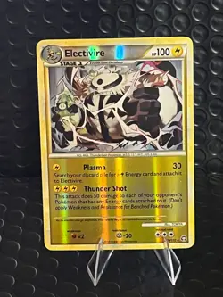 Pokemon Electivire 20/102 Reverse Holo HGSS Triumphant NM - Image 1
