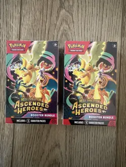 Pokemon Mega Evolution Ascended Heroes Booster Bundle Lot Of 2 IN HAND - Image 1