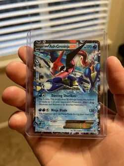 Ash-Greninja EX Promo Holo XY133 170 HP Pokemon TCG Card English XY Set - Image 1