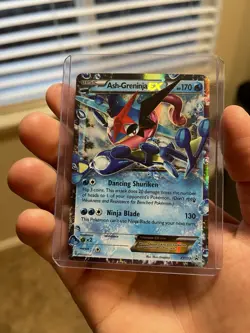 Ash-Greninja EX Promo Holo XY133 170 HP Pokemon TCG Card English XY Set - Image 2