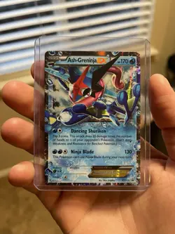 Ash-Greninja EX Promo Holo XY133 170 HP Pokemon TCG Card English XY Set - Image 3