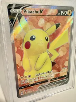 Pikachu V⚡ PSA 9 - #157 Brilliant Stars Pokemon TCG 2022 - Image 2