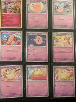 100 Pokemon TCG Lot Cute Cutie Cards Pink Fairy Eevee Tandemaus + More NO DUPES - Image 2