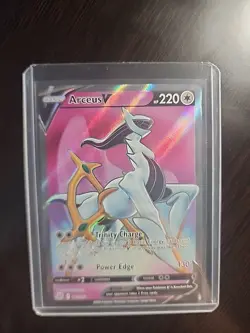 Pokemon TCG Arceus V Brilliant Stars 165/172 Holo Ultra Rare - Image 3