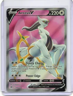 Arceus V | Pokemon TCG Brilliant Stars 165/172 Full Art Ultra Rare Near Mint NM - Image 1