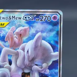 Pokemon TCG Mewtwo & Mew GX SM191 Sun & Moon Promo Tag Team Holo - Image 3