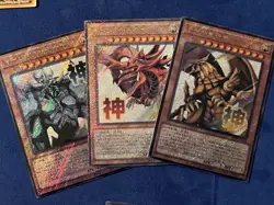 Yugioh! God Card Set Custom Platinum Secret Rare - Image 1