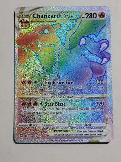 Pokemon TCG Charizard VSTAR 174/172 : Brilliant Stars Rainbow Rare NM/M - Image 1