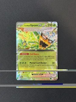 Pokemon Teal Mask Ogerpon EX Holo Basic Sv Prismatic Evolutions 012/131 NM - Image 1