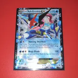 Pokemon TCG Ash-Greninja EX Promo XY133 XY Holo Basic Water Ninja Blade 170 HP - Image 1