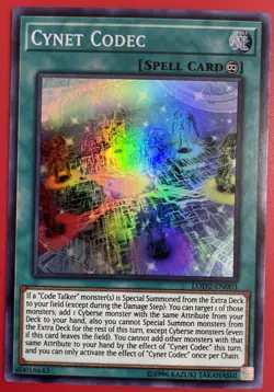 Yugioh Cynet Codec LOD2-EN003 - Super Rare - Image 1