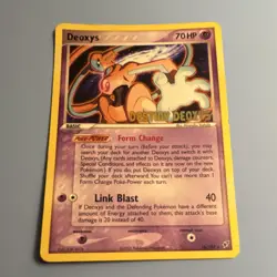 Pokemon Deoxys 16/107 EX Deoxys Promo Regular Basic 70 HP English - Image 1