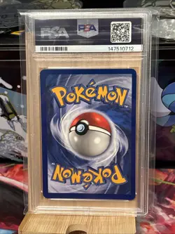 1999 Pokemon Ditto 3/62 Fossil 1st Edition Holo PSA 6 - Image 2
