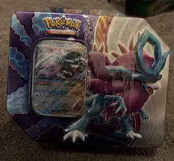 Pokemon TCG Walking Wake EX Paradox Clash Tin Factory Sealed - Image 1