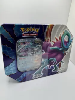 Pokemon TCG Paradox Clash Tin Walking Wake & Iron Leaves Booster Promo Box - Image 1