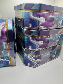 Pokemon TCG Paradox Clash Tin Walking Wake & Iron Leaves Booster Promo Box - Image 4