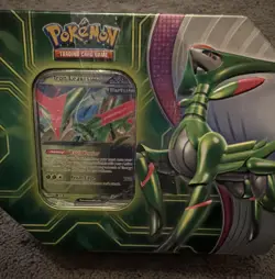 Pokemon Paradox Clash Tin Iron Leaves ex Factory Sealed - Image 1